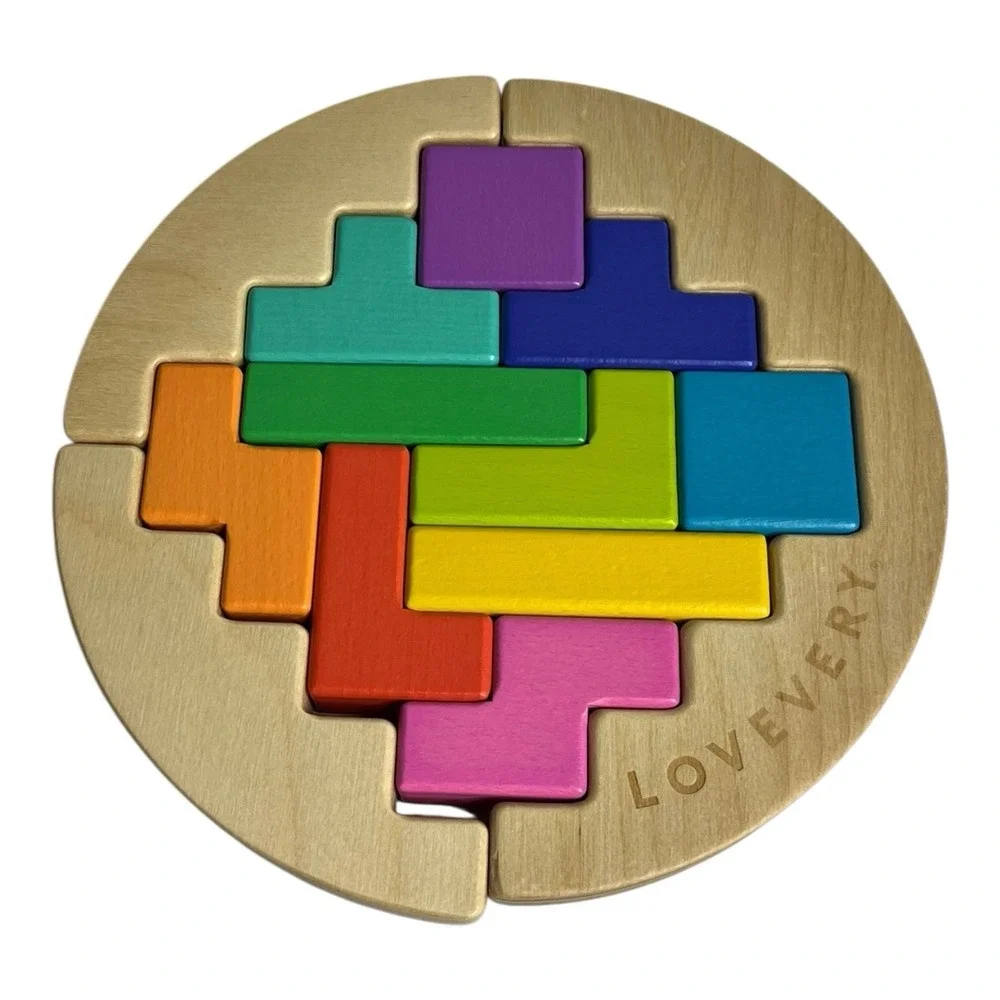 Lovevery Montessori Wooden Wobble Puzzle Problem Solver Play Kit 43 44 45 Months